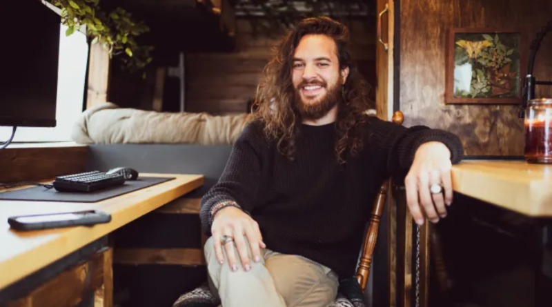 This 28-year-old filmmaker pays $700 per month to work and live in a renovated cargo van